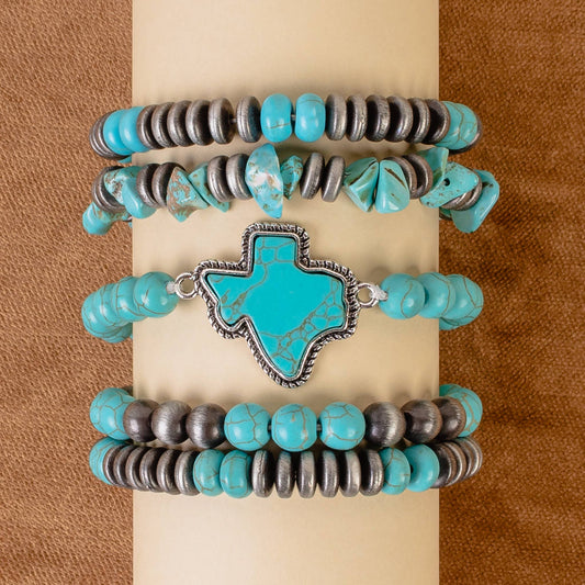 Texas Stacked Bracelets