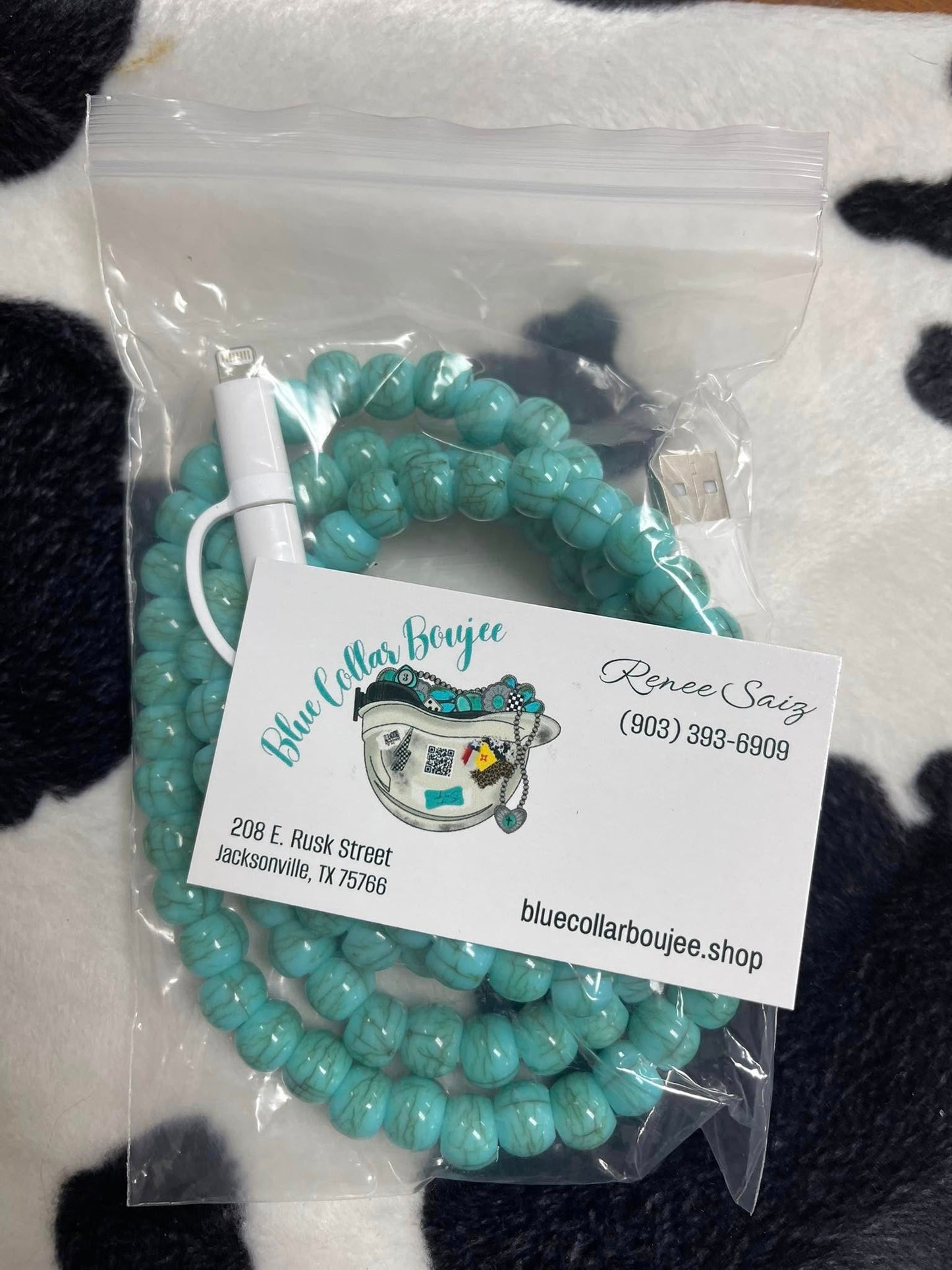 Beaded Phone Charger