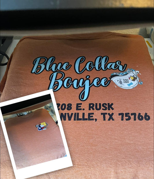 Promo Shirt-Blue Collar Boujee