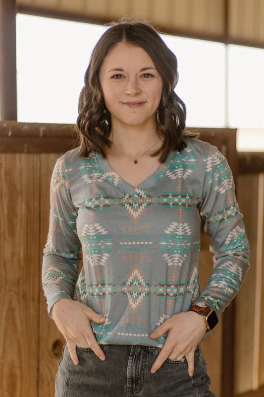 Alamo Heights Gray Top